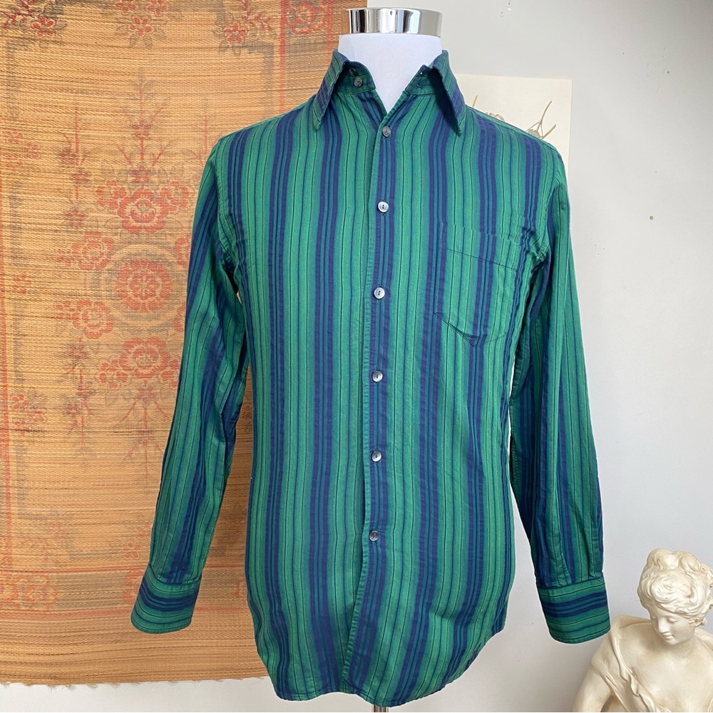 Dolce & Gabbana Striped Button Down Shirt Made In Italy